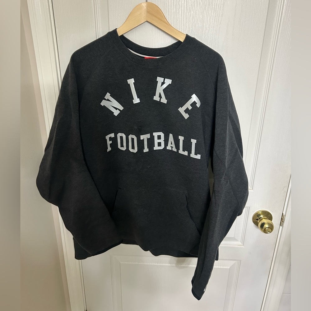Nike Men’s Football Black Sweatshirt, Size XXL - Picture 2 of 8